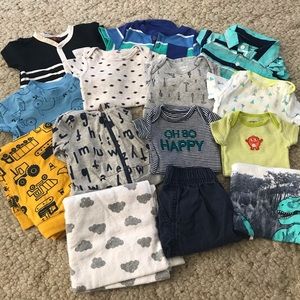 Baby Boy Clothes Lot Various Sizes